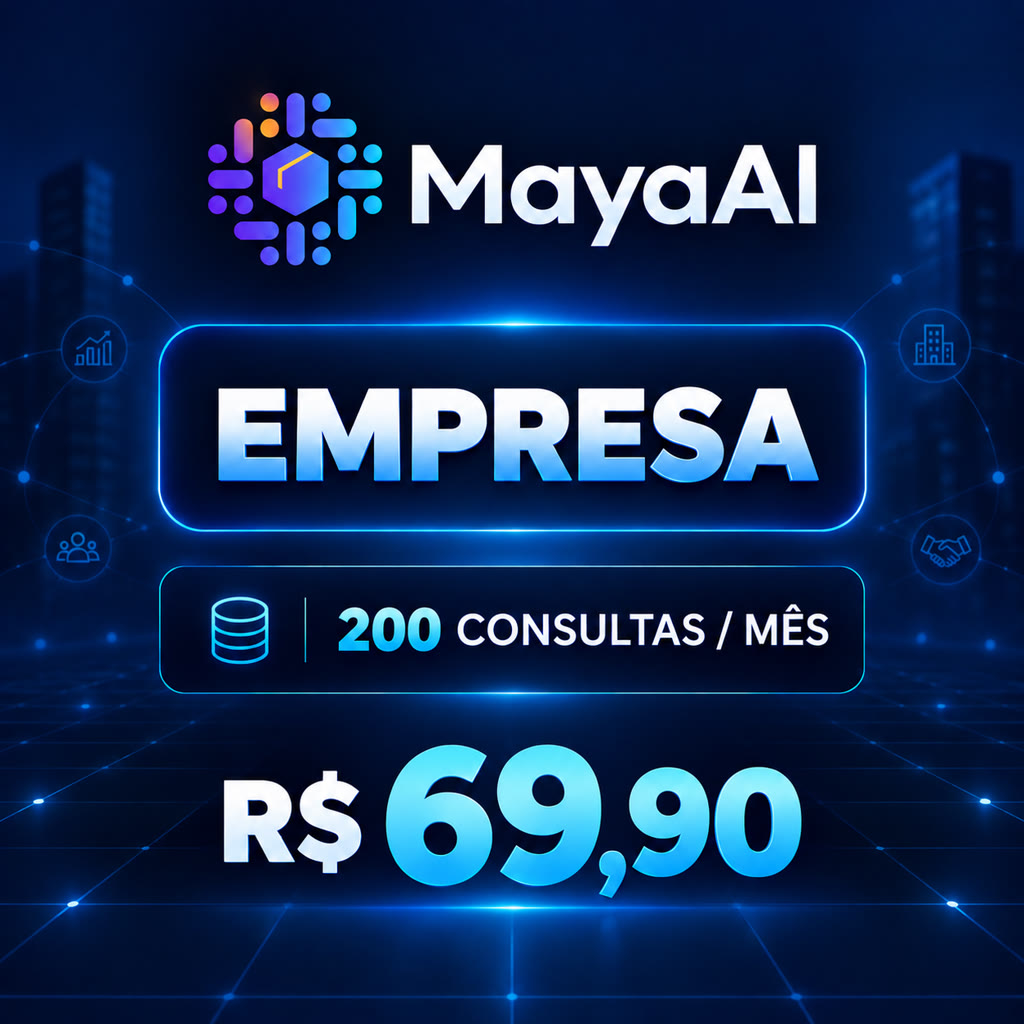 Plano Maya AI Empresa, 200 consultas por mês por R$ 69,90